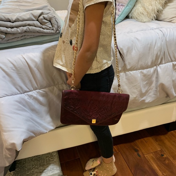 VINTAGE DIOR ENVELOPE CONVERTED INTO A CHAIN SHOULDER PURSE - Picture 7 of 11